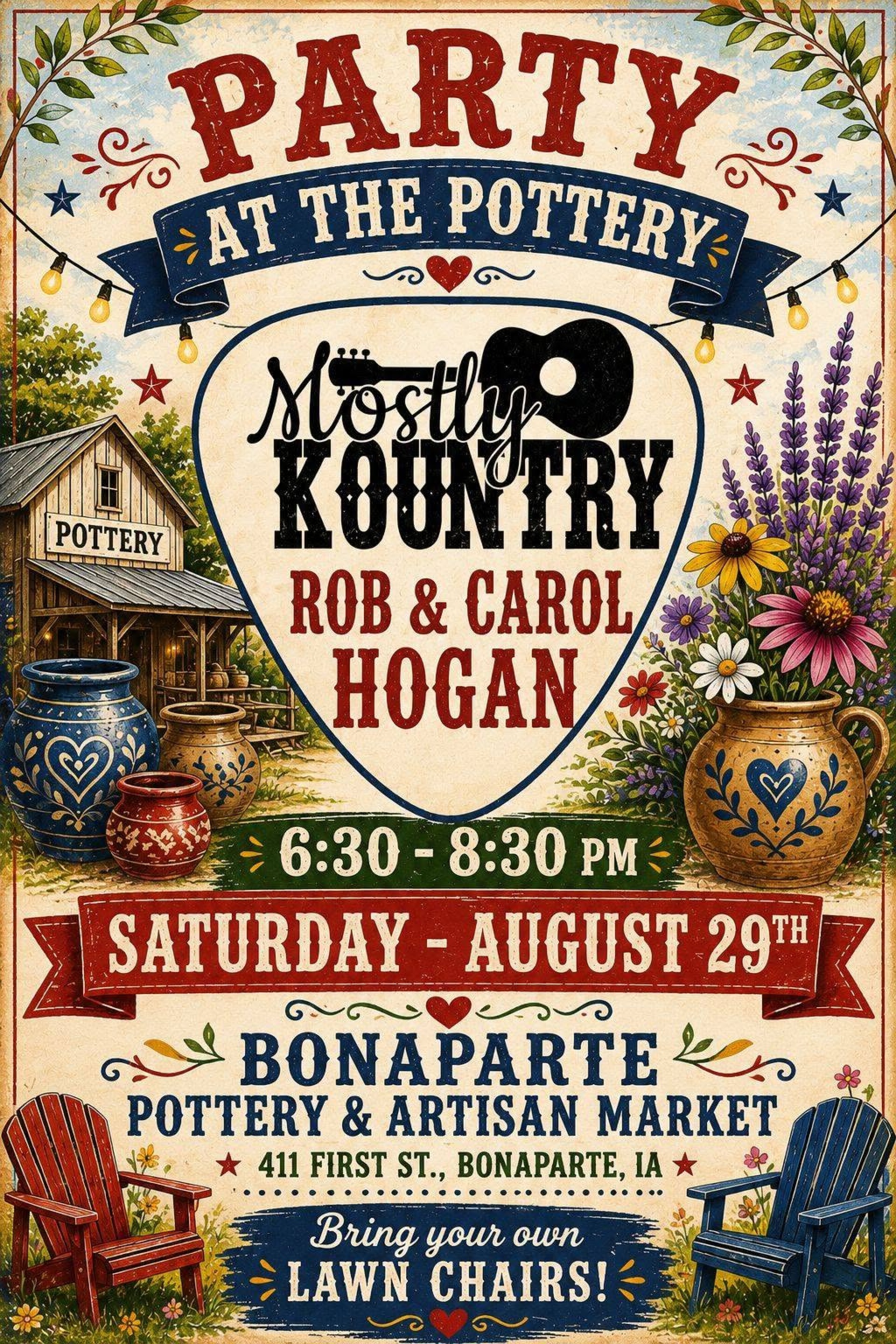 Bonaparte Pottery Party