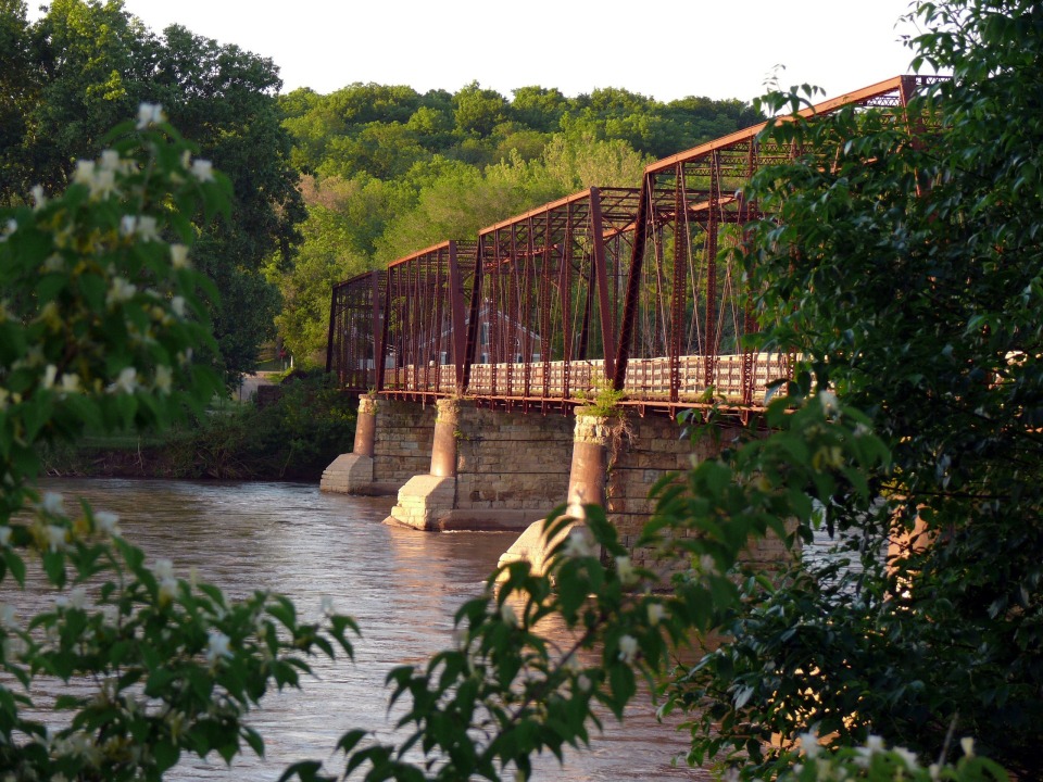 Bentonsport Historic Bridge photo