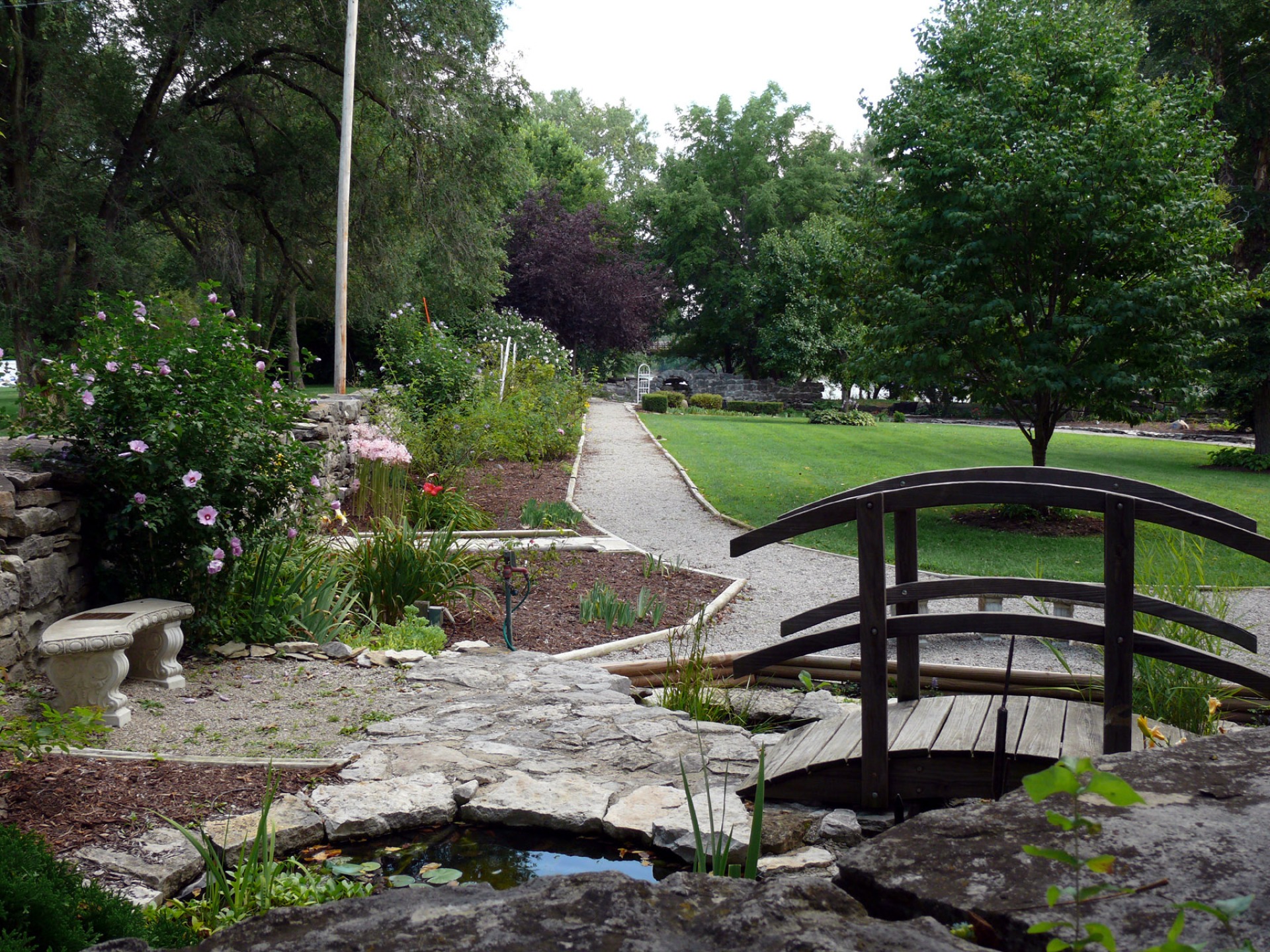 Bentonsport Rose Garden - Villages of Van Buren County
